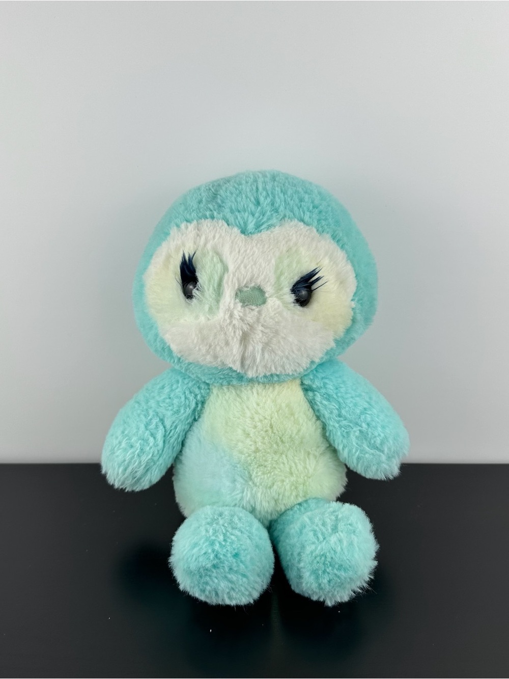 Aurora Rare Sweet Pop Sherbet Sloth 10.5" Blue White Plush Stuffed Animal